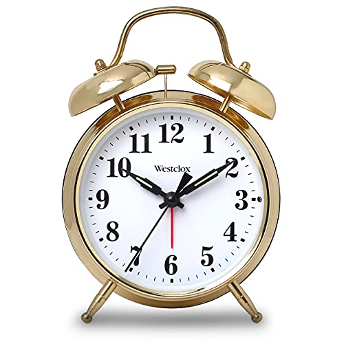 Westclox Metal Twin Bell Alarm Clock