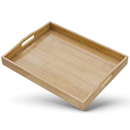 HEITICUP Bamboo Serving Tray