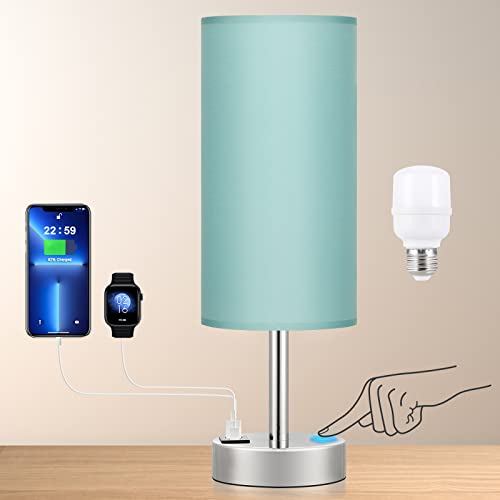 Teal Touch Nightstand Lamps