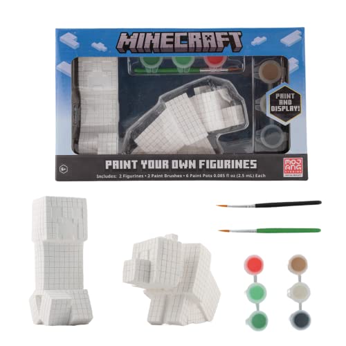 Minecraft Paint Your Own Figurines Arts and Crafts Set
