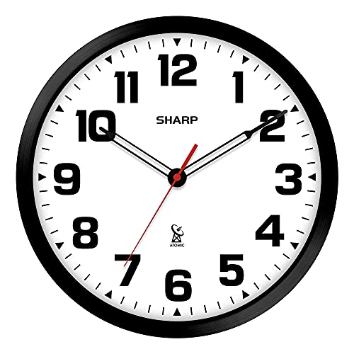 SHARP Atomic Analog Wall Clock