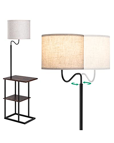 EDISHINE Floor Lamp with Table