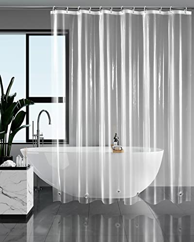 Clear Plastic Shower Curtain Liner 72 x 78 inches Long