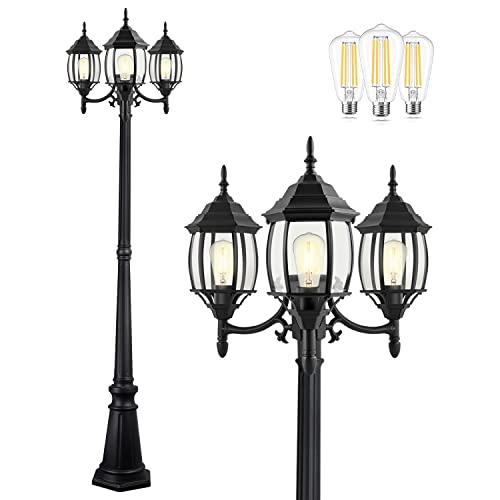 Classic Black Outdoor Lamp Post Light