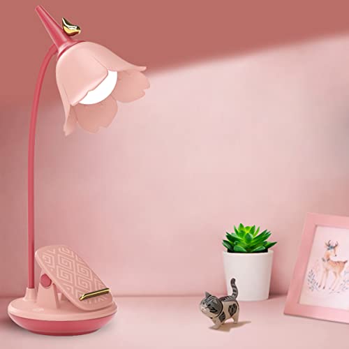 KoudHug Pink Desk Lamp: Cute, Adjustable, and Rechargeable