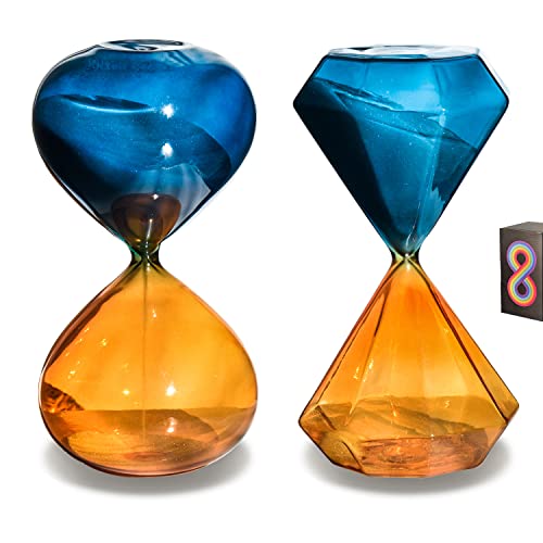 Hourglass Timer Set with Sand