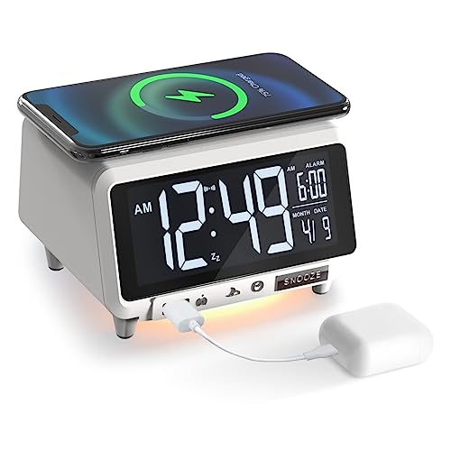 U-Trak Wireless Charging Alarm Clock
