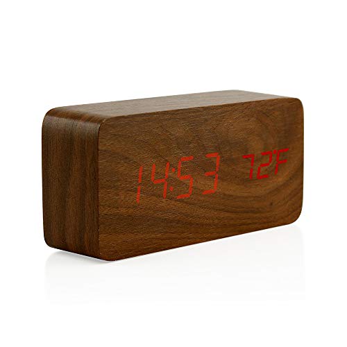 OCT17 Wooden Digital Alarm Clock