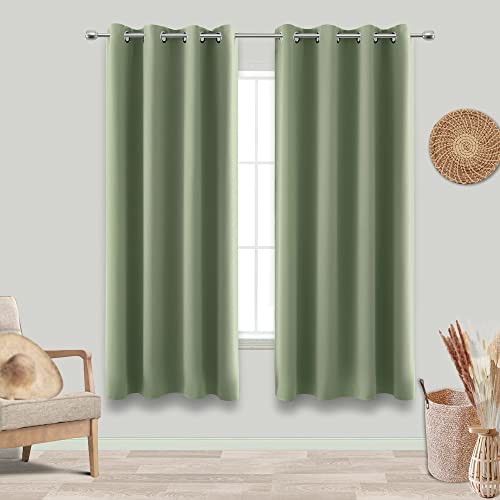Sage Green Curtains 63 Inch Length