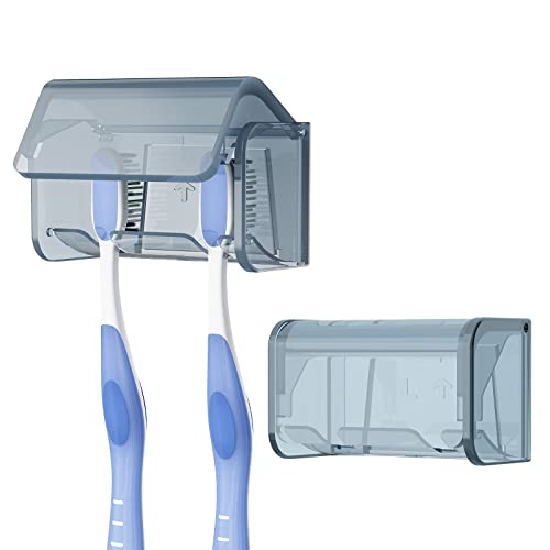 Wall Mount Toothbrush Holder with Cover
