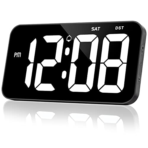 Large LED Wall Clock with USB Charge