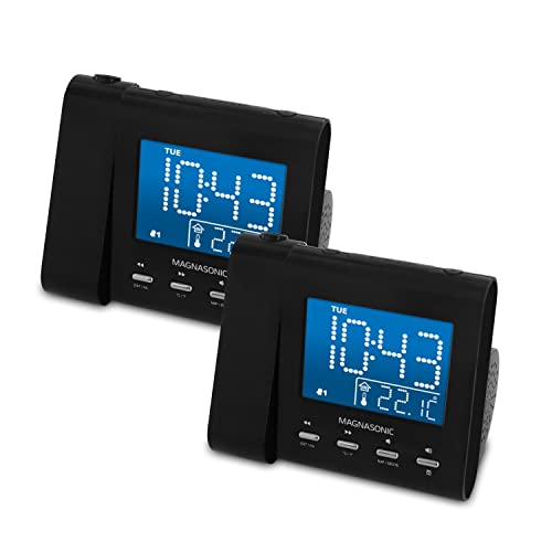 Projection Alarm Clock with AM/FM Radio