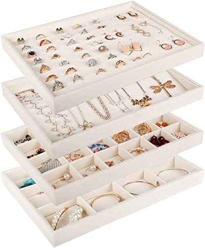 Mebbay Jewelry Trays Organizer