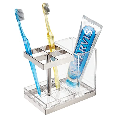 Toothbrush and Toothpaste Storage Organizer Holder