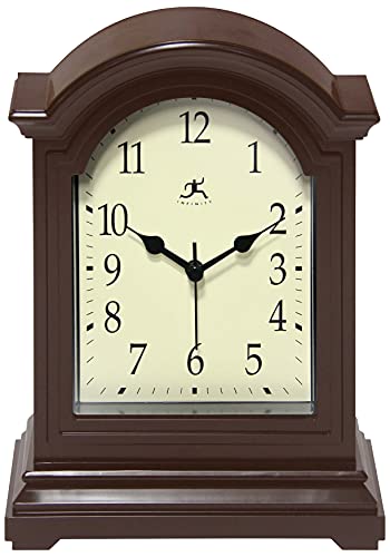 Brown Antique Grandfather Tabletop Clock