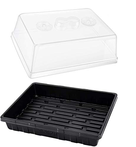 3-Set Strong Seed Starter Trays with Humidity Domes