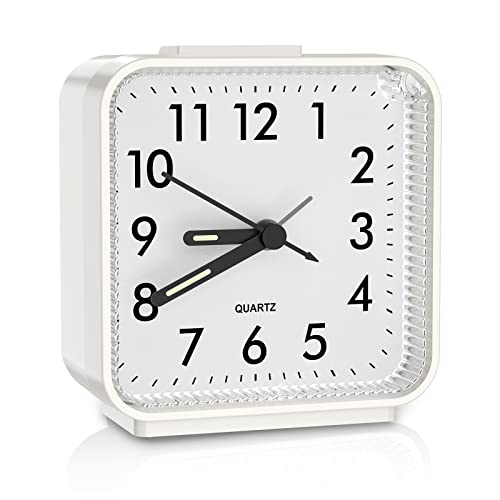 Compact Non Ticking Alarm Clock