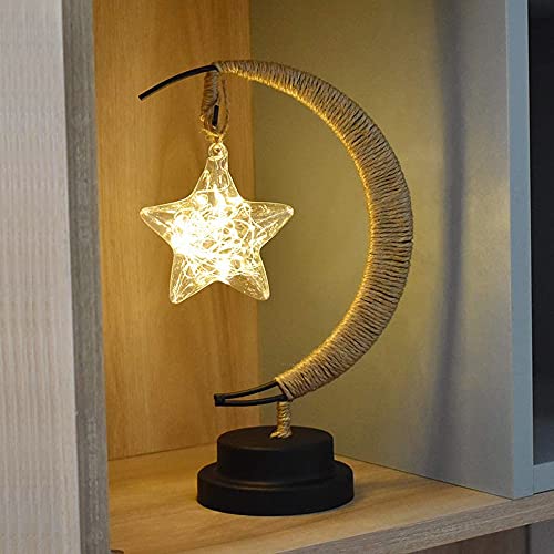 GUOCHENG Glass Star Fairy Lights Night Light