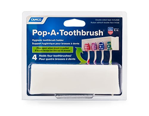 Camco A Pop-A-Toothbrush Wall Mounted Holder