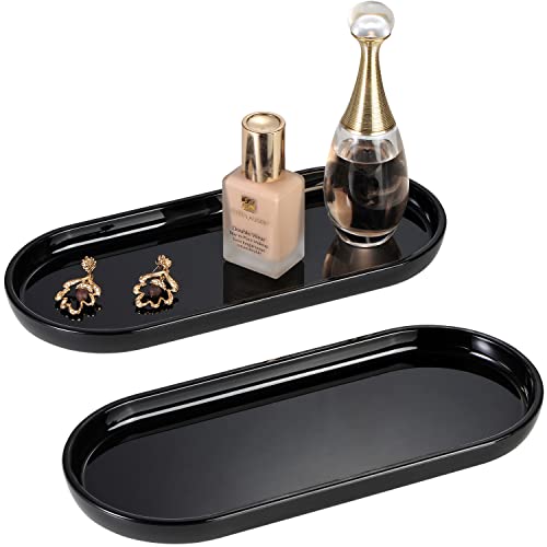 Acrylic Vanity Tray Bathroom Organizer Tray - 2 Pack