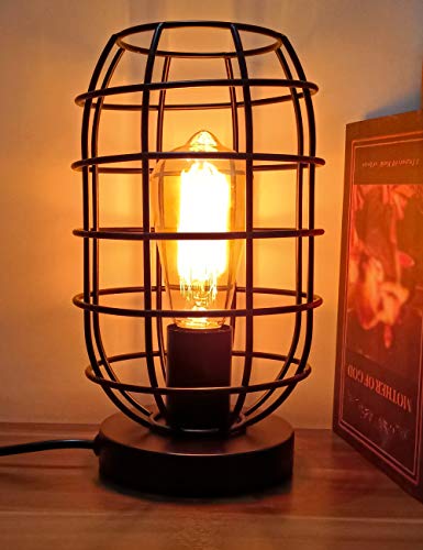 Industrial Table Lamp with Dimmer Switch