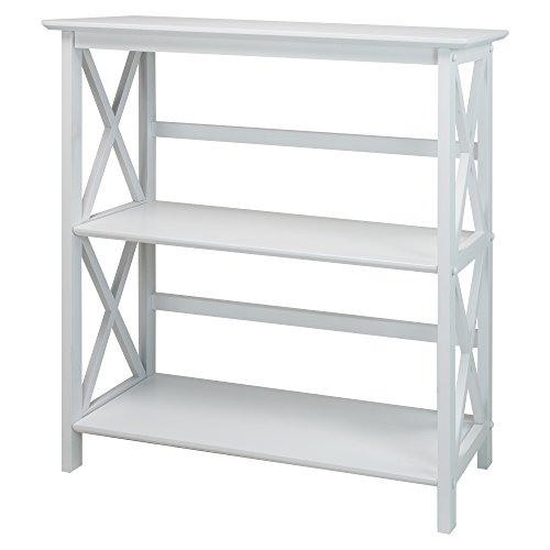 Stylish and Spacious White Bookcase