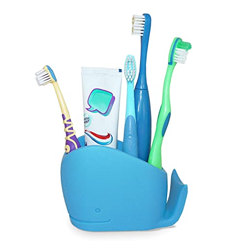 Cute Whale Toothbrush Holder for Kids