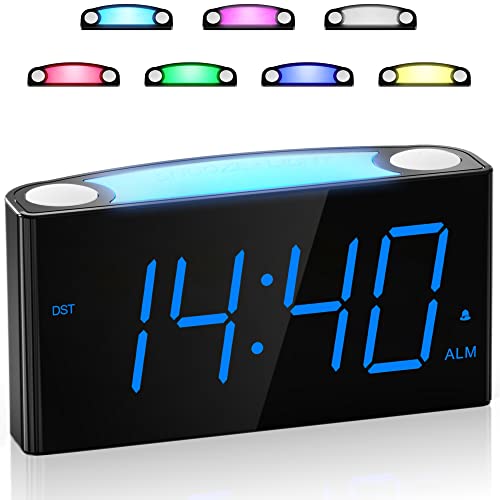 7 Color Night Light Digital Alarm Clock