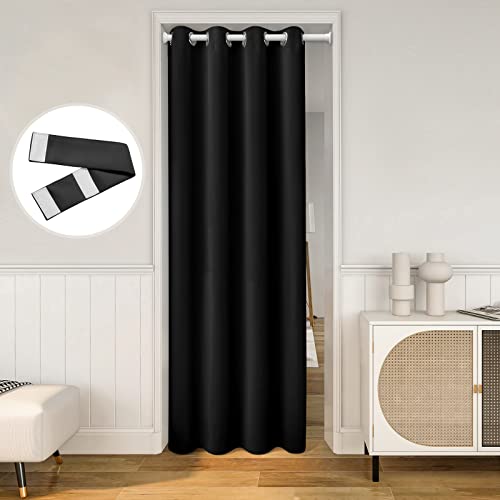 Privacy and Blackout Door Curtains - HOMEIDEAS