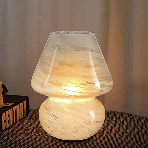 Battery Operated Table Lamp with Timer - Mushroom Lamp for Power Outage