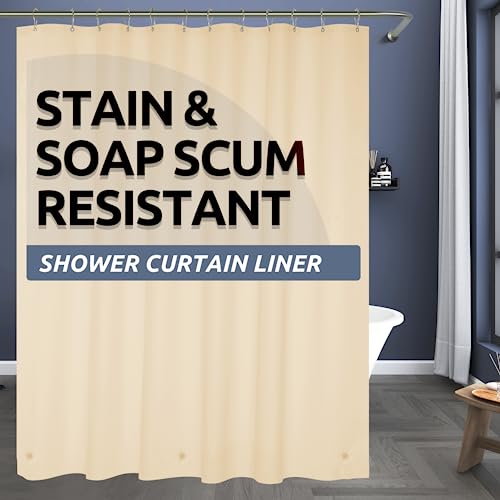 Titanker Plastic Shower Curtain Liner