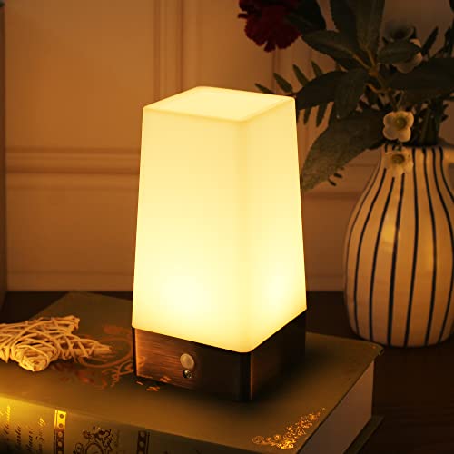 WRalwaysLX 3 Modes Battery Powered Small Table Lamp