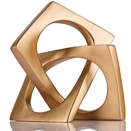 Modern Geometric Cube Sculpture