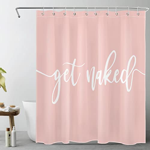 ECOTOB Get Naked Shower Curtain Decor