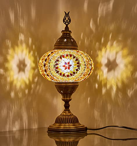 Turkish Moroccan Mosaic Table Bedside Night Lamp