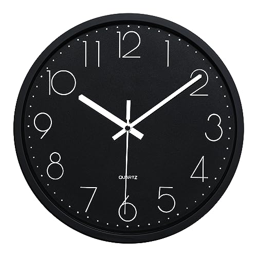 Silent Quartz Round Clock for Home and Office