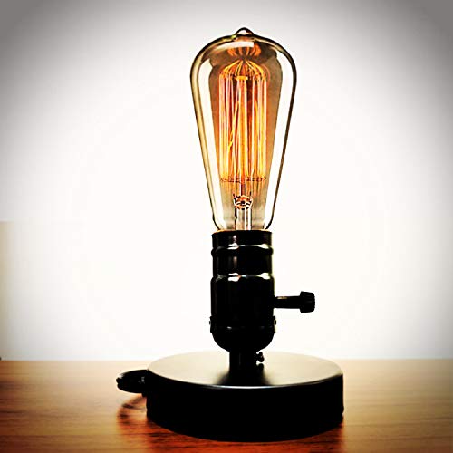 Vintage Table Lamp Base, E26 E27 Industrial Retro Loft Light