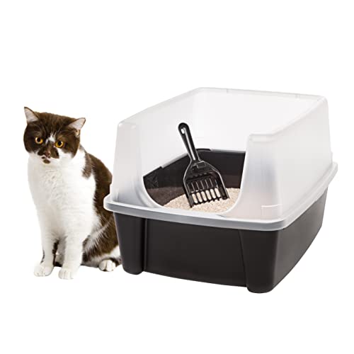 IRIS USA Open Top Cat Litter Tray