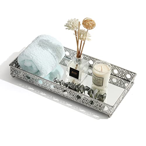 Mirror Tray Perfume Organizer