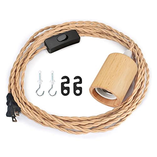 Wood Pendant Light Cord Kit