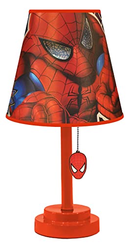 Spiderman Double Shade Table Kids Lamp