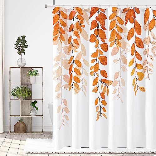 Gibelle Orange Eucalyptus Shower Curtain