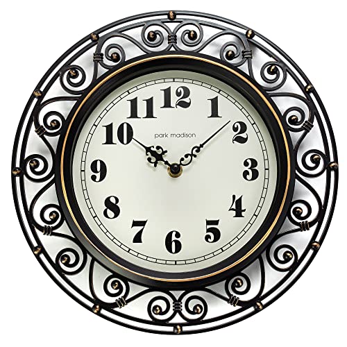 Vintage Iron Style Wall Clock