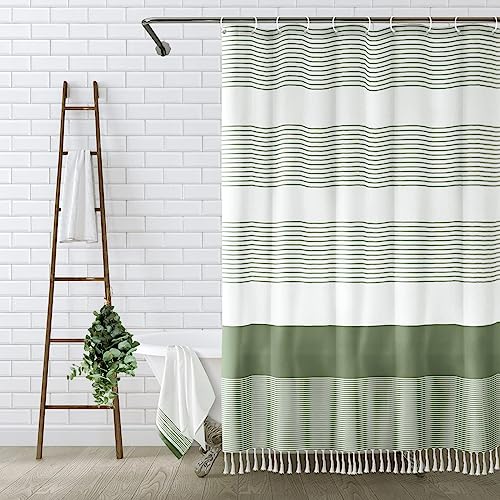 Stylish Sage Green Shower Curtain