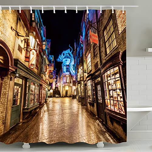 Harry potter Shower Curtain 60 x 72 Inch Watreproof With Hooks