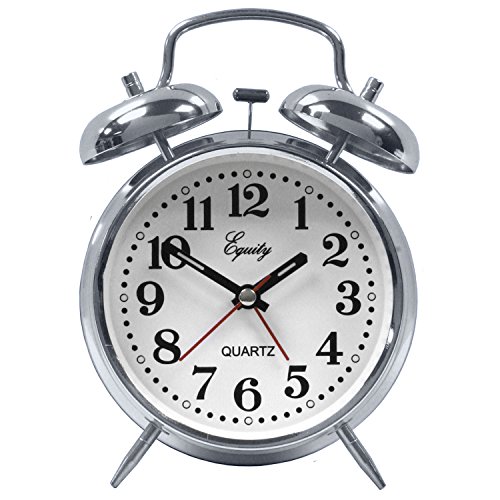 Equity Analog Twin Bell Alarm Clock