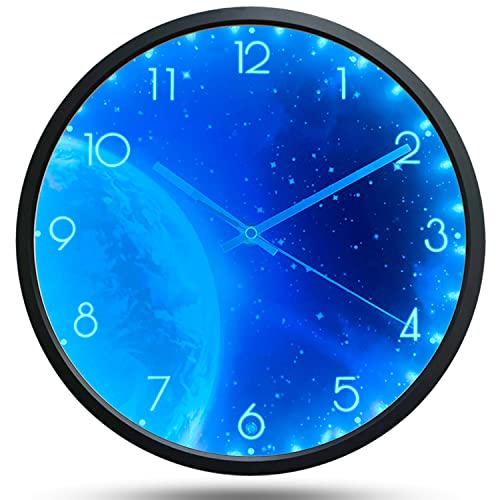 OCEST 12 Inch Night Light Wall Clock