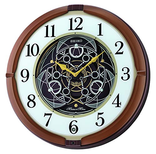 Seiko Melodies in Motion Wall Clock - Mesmerizing Musical Timepiece