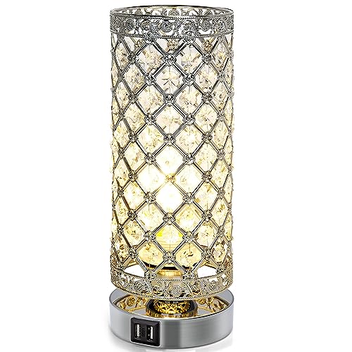 MAXvolador Crystal Touch Control Table Lamp