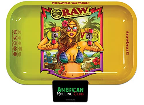 RAW Brazil Girl Rolling Tray